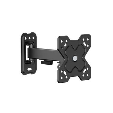 Настінний кронштейн для ТБ та монітора PureMounts, нахильний та поворотний, VESA 100x100 мм, для екранів 13-32 дюйми до 20 кг, чорний