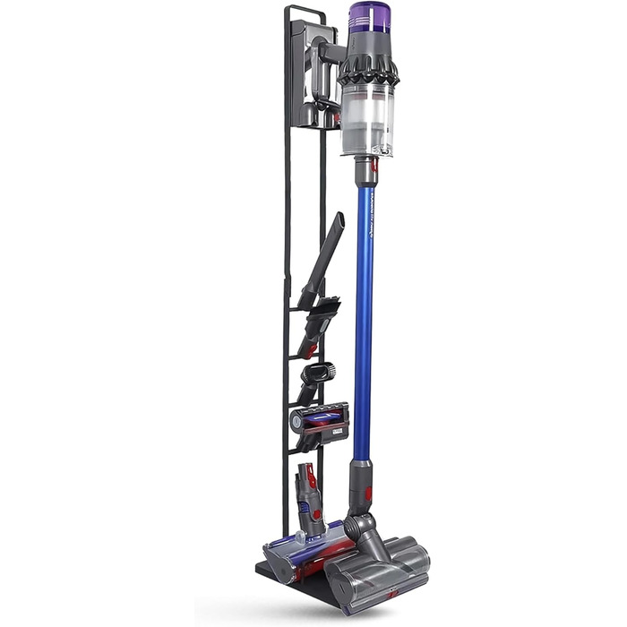Стійка для пилососа Filterlux для Dyson Gen5, V15s, V15, V12 Slim, V11, V10, V8, V7 – міцний тримач для акумуляторного пилососа, органайзер для аксесуарів, без свердління
