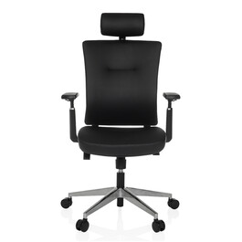 Офісне крісло / крісло керівника CAPTIVO PRO штучна шкіра чорний hjh OFFICE