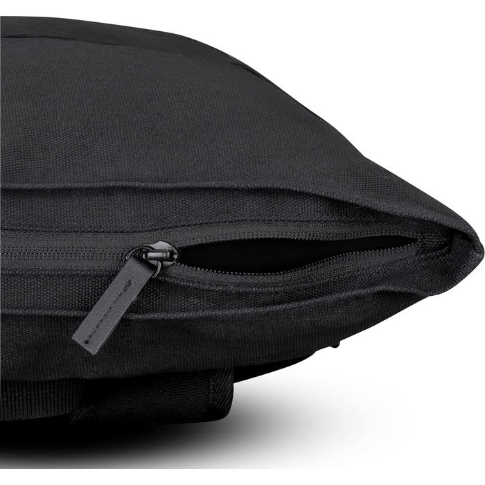 Рюкзак Johnny Urban Rolltop Adam Large для ноутбука 16'', водонепроникний, антрацит/чорний, міцний бавовняний канвас, унісекс