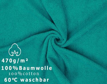 Betz PREMIUM CLASSIC набір рушників з махри 10 шт. – 2 лежачих, 4 для рук, 2 гостьових, 2 для мила, смарагдово-зелені