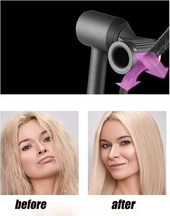 Дифузор-насадка для Dyson Airwrap, м'який повітряний дифузор-концентратор для стайлінгу, насадка для випрямлення, аксесуар для фена Dyson Supersonic, 2 режими для гладкого та об'ємного укладання (1 насадка)