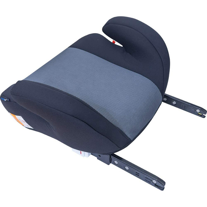 Дитяча автопідставка PETEX Max Plus з Isofix, сіра, ECE R129 i-Size, для дітей 7-12 років, зростом 125-150 см