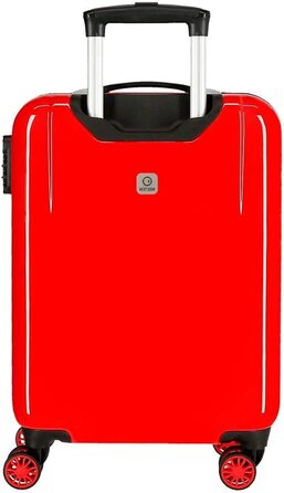 Дитяча валіза Disney Cars Speed Trails, червона, 38x55x20 см, жорсткий корпус ABS, кодовий замок, 34 л, 2,6 кг, 4 подвійних колеса, ручна поклажа