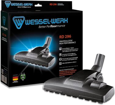 Wessel-Werk RD 296 комбінована насадка для пилососа, універсальна підлога-килим, для пилососів до 600 Вт, з аксесуарами, діаметр 32-38 мм