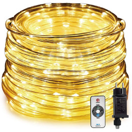 Світлодіодна гірлянда HAUSPROFI 15 м 200 LED з пультом, водонепроникна, для вулиці та дому, 8 режимів, регулювання яскравості, для новорічного декору, свят, Ø5мм