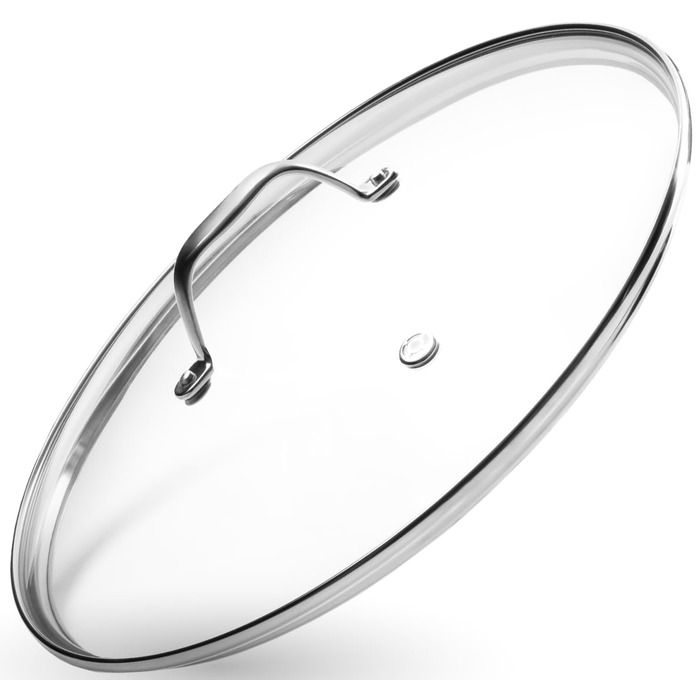 Скляна кришка для каструль та сковорідок Onyx Cookware, загартоване скло, 18 см