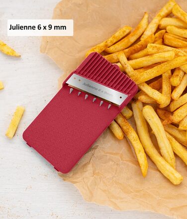 Nicer Dicer Mandoline 12-ти частинний набір для нарізки овочів: слайсер, шматовиця, для гурки, кухонний слайсер, слайсер для джиран, для нарізки соломкою, преміум-якість, турквіз/зелений (червоно-сірий)