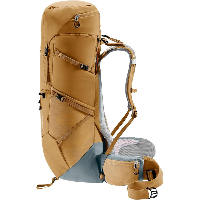 Рюкзак Deuter Aircontact Core 40+10 л для трекінгу, унісекс, мигдально-бірюзовий