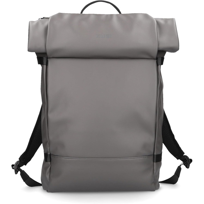 Чоловічий рюкзак Zwei Aqua AQR350 12/19 л, водонепроникний, спортивний, з ролтопом, Hydroflex, анатомічна спинка, нагрудний і поясний ремені, кам'яний колір