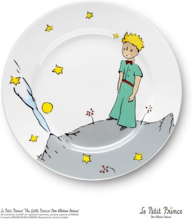 Набір дитячого посуду WMF Der kleine Prinz, 6 предметів – нержавіюча сталь, персоналізована гравірування, придатний для миття в посудомийній машині, подарунок на народження або хрещення