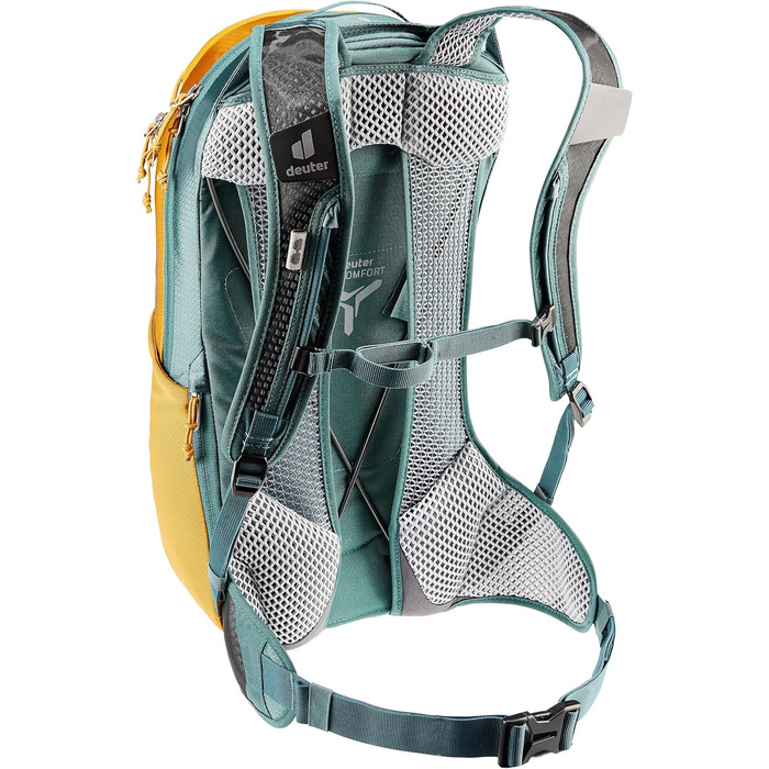 Велорюкзак Deuter Race Air 10, 10 л, кориця/синій, для велосипеда