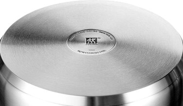 Набір каструль ZWILLING Quadro 5 предметів з нержавіючої сталі, без антипригарного покриття, 4 скляні кришки, підходить для індукційних плит