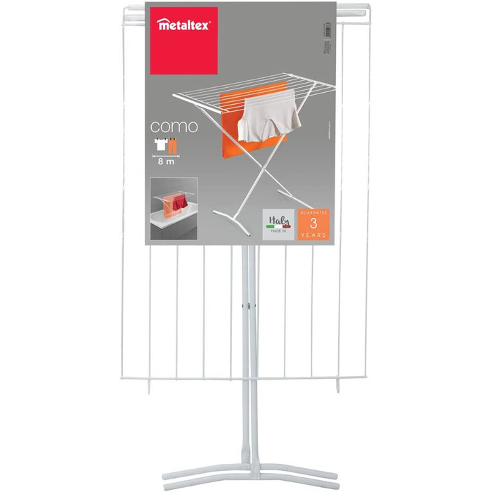 Сушарка для білизни Metaltex Como, 8 м, металева
