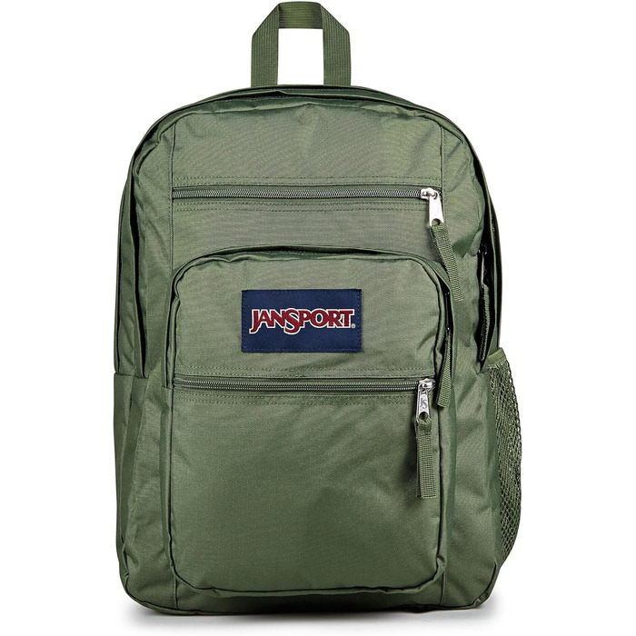 Рюкзак JanSport Big Student Cargo Green, великий шкільний рюкзак, місткий, зелений колір