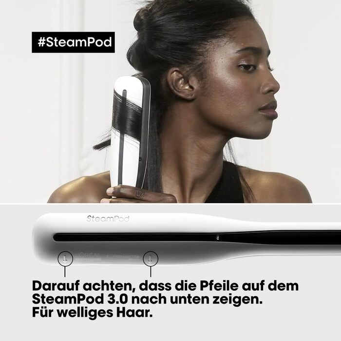 L’Oréal Professionnel Paris SteamPod 3.0 – професійний стайлер для волосся з паровою технологією, випрямляч для всіх типів волосся
