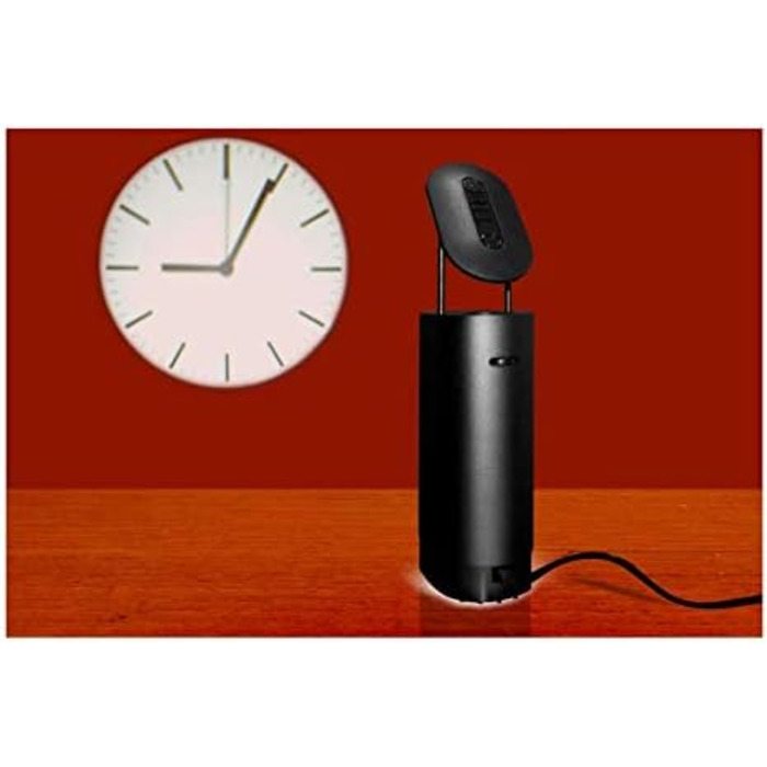 QTime Проекційний годинник чорний, LED, енергозберігаючий