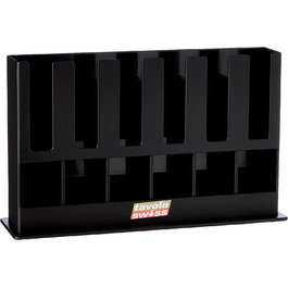 Диспенсер для капсул Nespresso Tavola Swiss 5049031, пластиковий, чорний, на 60 штук, 25x15x7 см