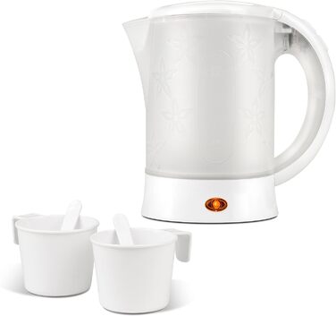 Електрочайник дорожній Girmi BL04, 0,6 л, 600 Вт, білий