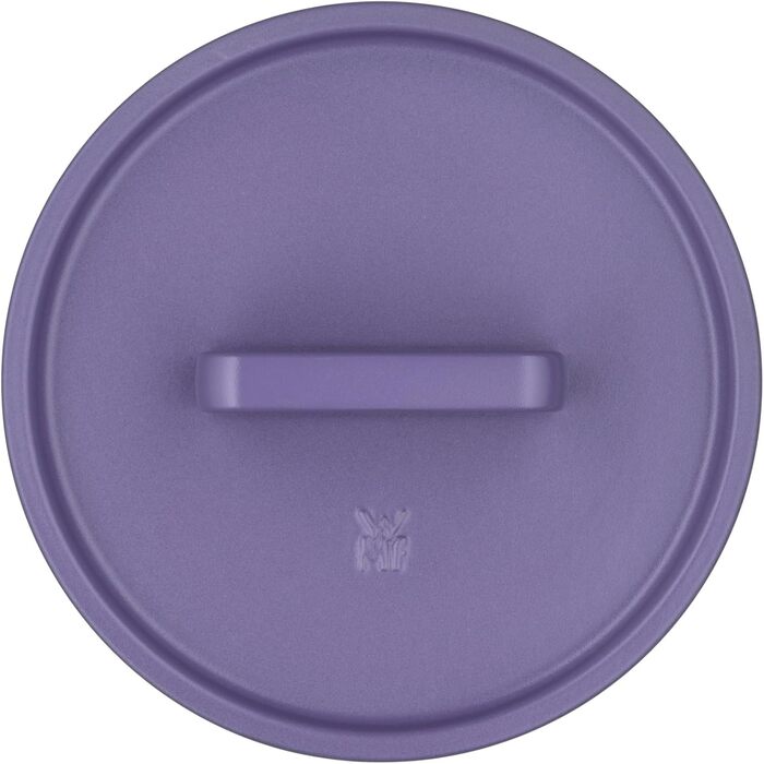Жаровня WMF Flavour 24 см, чавунна, індукційна, емальована, фіолетова, з кришкою з конденсаційними краплями, сучасний дизайн