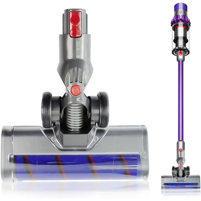 Турбощітка Maxorado Softroller для пилососа Dyson V7/V8/V11/V15/GEN5 Absolute, насадка для підлоги, турбощітка для пилососа