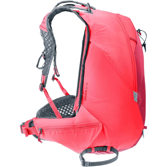 Жіночий легкий рюкзак для лижних турів deuter Updays 24 SL, рубін-хібіскус, 24 л
