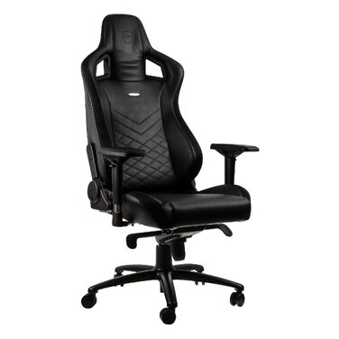 Ігрове крісло noblechairs EPIC для геймерів та офісу, екошкіра PU, чорний/синій
