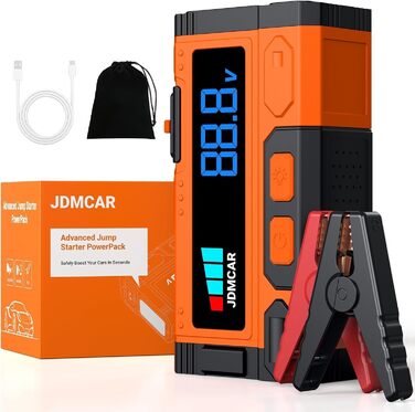 Powerbank для авто Starthilfe 7000A-JDMCAR: пускова станція, LCD екран, LED ліхтарик