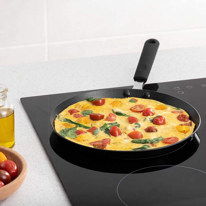 Сковорода для млинців Navaris Pancake Pan Palate Ham Pan - Сковорода для млинців 26 см - Усі поверхні для приготування їжі - Антипригарне покриття