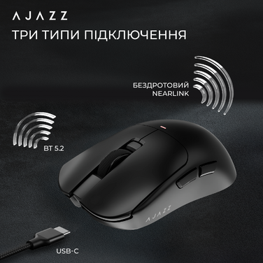 Бездротова миша Ajazz AJ200 Near Link AI MC White (AJ200-NL-AI-MC-W)