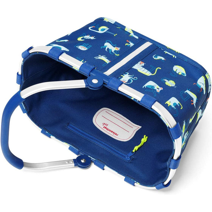 Дитячий кошик reisenthel carrybag XS ABC friends blue – легкий кошик для покупок та іграшок