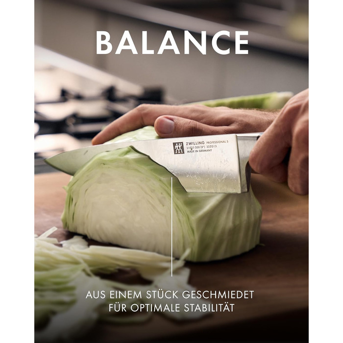 Набір кухонних ножів ZWILLING Professional S, 3 предмети (10 см, 16 см, 20 см), Made in Germany