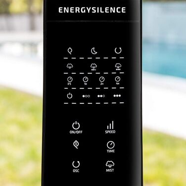Вентилятор Cecotec EnergySilence з зволожувачем та таймером 90 Вт, 40 см, 3 швидкості, мідний двигун