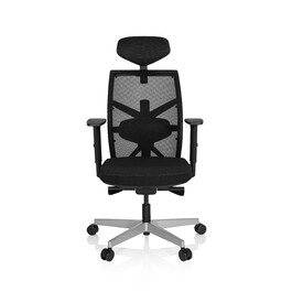 Офісне крісло / обертове крісло BELLAC тканина чорний hjh OFFICE