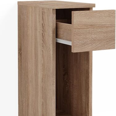 Тумба приліжкова Vicco Enton, 20x59,5 см, колір сонома, окрема