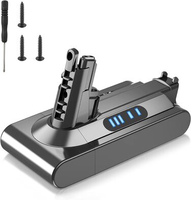 AIMAX акумулятор 3900mAh для Dyson V10, сумісний з Absolute, Animal, Extra, Fluffy, SV12, Motorhead, Slim, для ручного пилососа, 25.2V, з гвинтами і викруткою, заміна батареї
