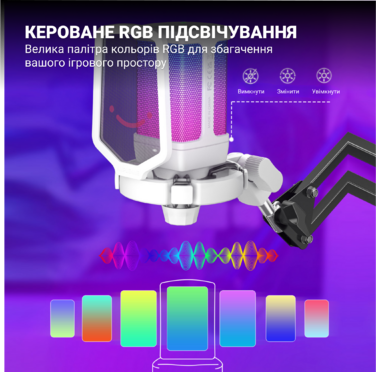 Мікрофон Fifine Q6TW White