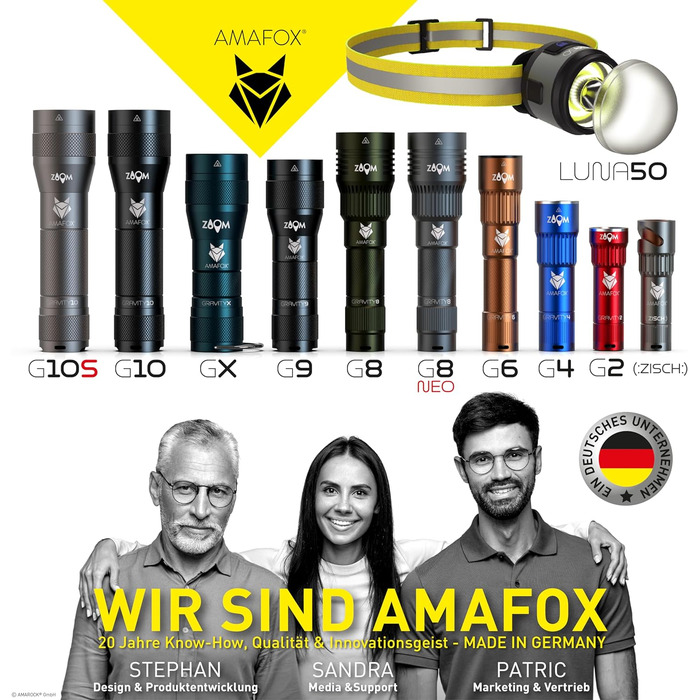 Ліхтарик AMAFOX G8-2100 люмен XENON Megabeam, LED, акумулятор 21700 mAh, військовий зелений, надяскравий, USB-C зарядка