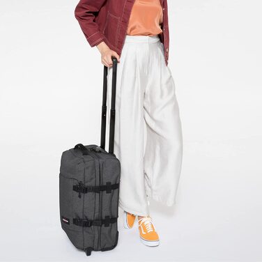 Валіза Eastpak TRANVERZ S, 42 л, 51x32,5x23 см, чорний денім