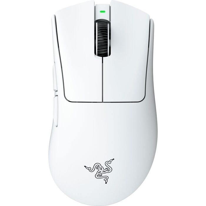 Ігрова бездротова миша Razer DeathAdder V4 Pro White: ергономічна, ультралегка (55г), 26K DPI, HyperSpeed, до 100 годин роботи