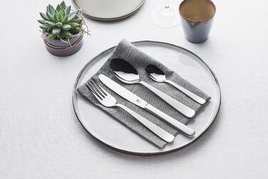 Набір столових приборів ZWILLING Roseland, 60 предметів, на 12 осіб, нержавіюча сталь 18/10, високоякісний сталевий клинок, сріблястий, без пластикової упаковки