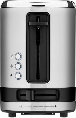 Тостер WMF Küchenminis 1-Слайсовий з довгими слотами XXL, нержавіюча сталь, 7 рівнів підсмажування, захист від перегріву, 600 Вт