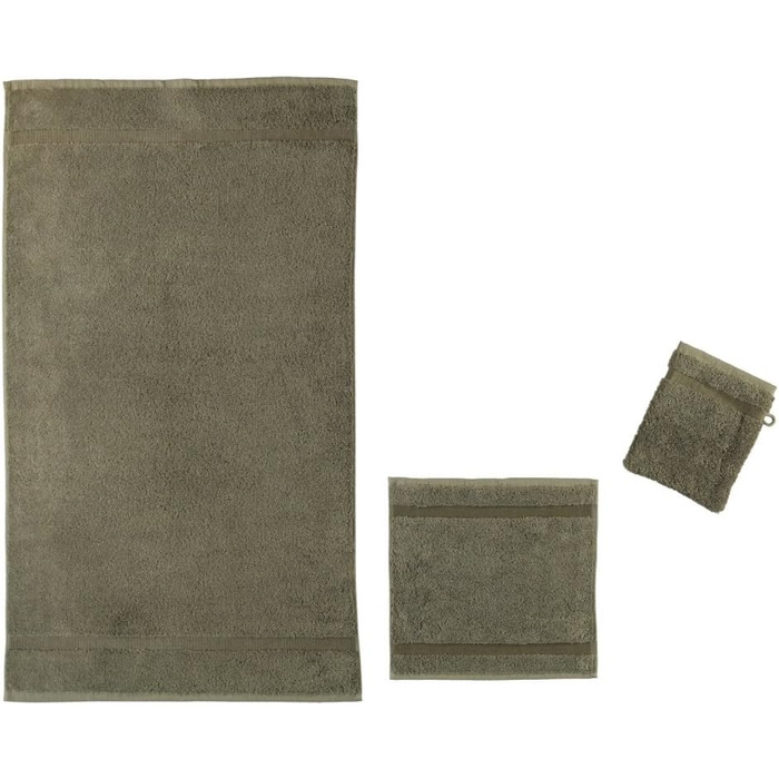 Махровий рушник Rhomtuft Princess Taupe 70x130 см для душу
