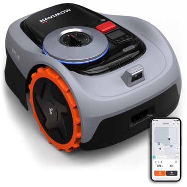 Робот-газонокосилка Navimow i105E без дроту, до 600 м², RTK+Vision, з автокартою, захистом від їжаків
