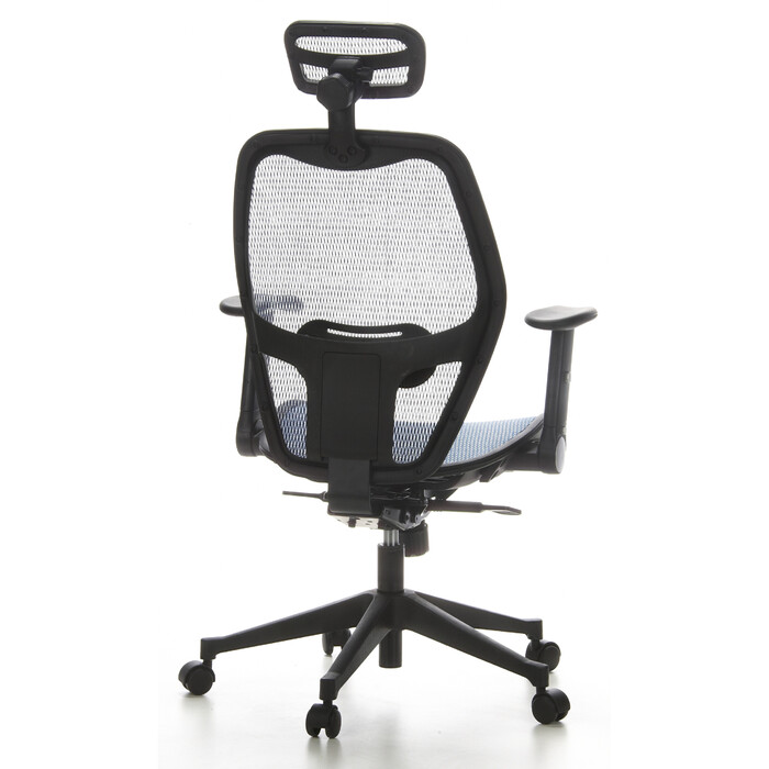 Офісне крісло / Крісло керівника AIR-PORT Mesh Blue hjh ОФІС