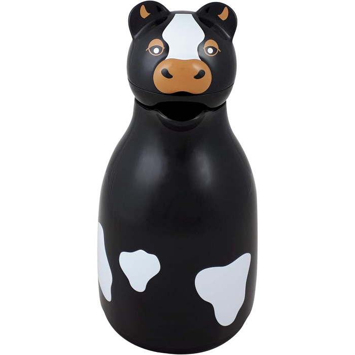 Термос-графін Helios Thermo-Cow, пластик, 1 л, чорний