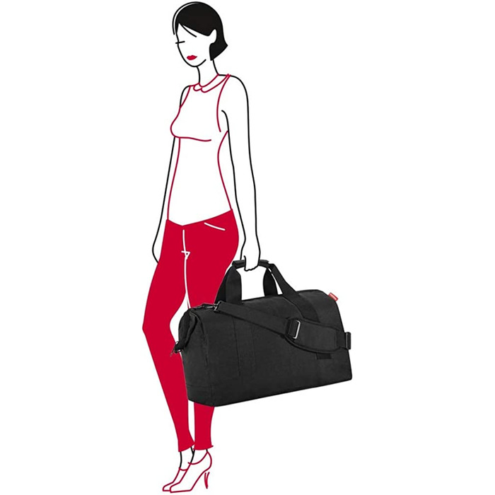 Дорожня сумка Reisenthel Allrounder L з косметичкою XL, чорна
