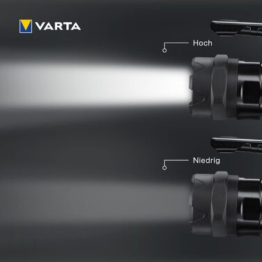 Ліхтар-ліхтар VARTA LED Indestructible BL20 Pro, 6 Вт, 6x AA, робочий, ударостійкий, захист від пилу та вологи, два режими