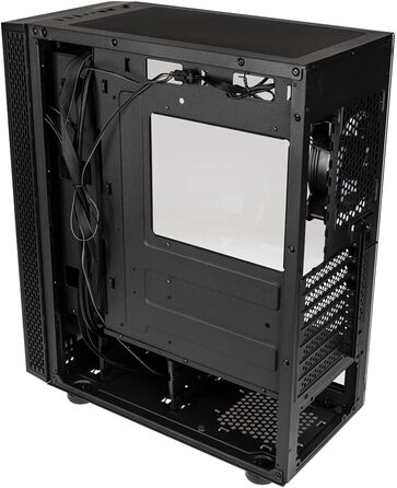 Корпус для ПК Kolink Void Rift Midi Tower з ARGB-підсвіткою, скляна панель, вертикальне встановлення GPU, ігровий, загартоване скло, для ATX