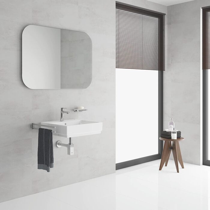 Змішувач для ванної кімнати GROHE Lineare, водозберігаючий, хром, 18 см, XS